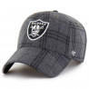 '47 RAIDERS WINDOWPANE PLAID CLEAN UP CAP