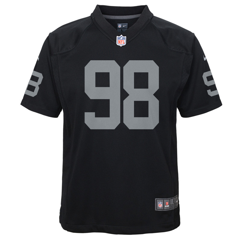 NIKE YOUTH RAIDERS MAXX CROSBY GAME JERSEY