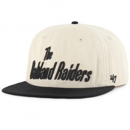 '47 OAKLAND RAIDERS RETRO FIELDSTONE CAPTAIN CAP