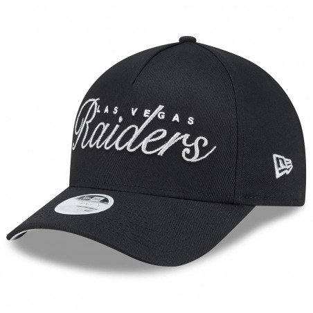 NEW ERA WOMENS LAS VEGAS RAIDERS 9FORTY METALLIC CAP