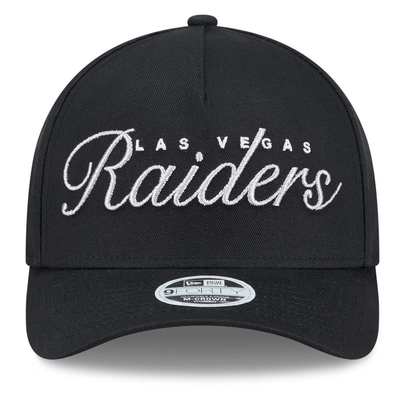 NEW ERA WOMENS RAIDERS 9FORTY METALLIC CAP