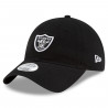 NEW ERA WOMENS RAIDERS 9TWENTY SHIELD ORNAMENT CAP