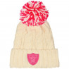 GIRLS YOUTH RAIDERS PINK POM KNIT CAP