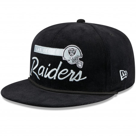 NEW ERA LAS VEGAS RAIDERS 9FIFTY CORDUROY ROPE CAP