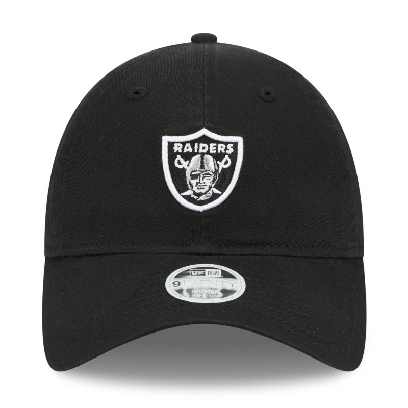 NEW ERA WOMENS RAIDERS 9TWENTY SHIELD ORNAMENT CAP
