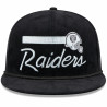 NEW ERA 9FIFTY RAIDERS CORDUROY ROPE CAP