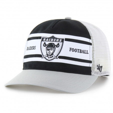 '47 RAIDERS DOUBLE HEADER SUPER STRIPE TRUCKER CAP