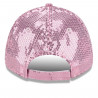 NEW ERA WOMENS RAIDERS 9FORTY PINK SEQUIN CAP