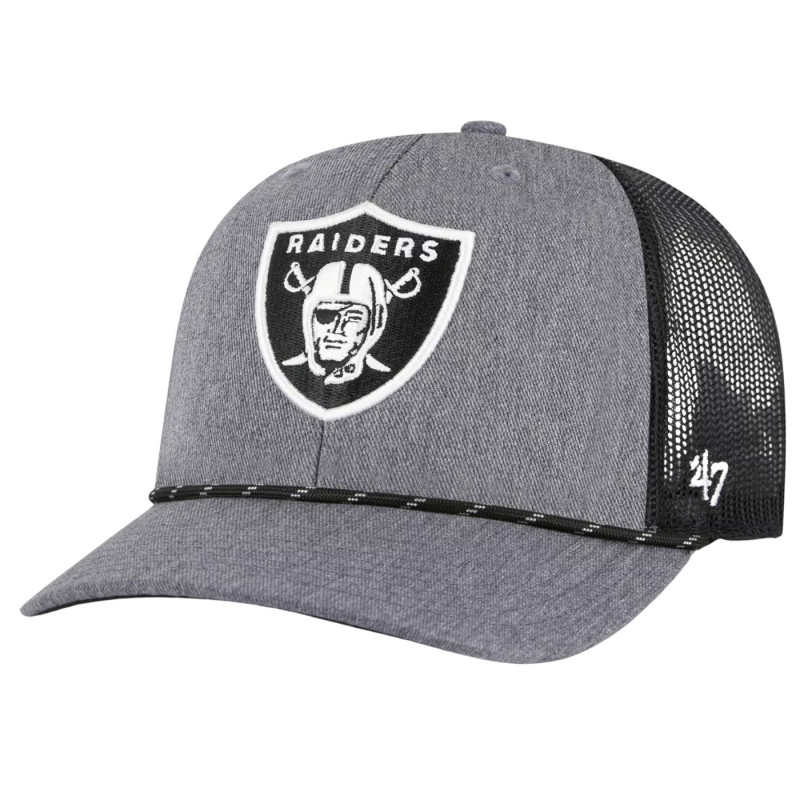 '47 RAIDERS CARBON ROPE TRUCKER CAP