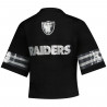ICER WOMENS RAIDERS ALL THAT SHINES SEQUIN FASHION JERSEY TOP
