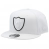 NEW ERA 9FIFTY RAIDERS WHITE ELEMENTAL CAP