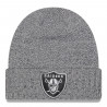 NEW ERA RAIDERS GRAY SHIELD REFLECTIVE KNIT CAP