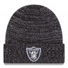 NEW ERA RAIDERS BLACK SHIELD REFLECTIVE KNIT CAP