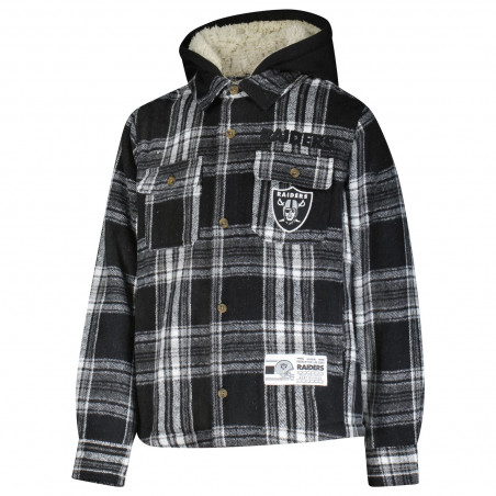 ICER YOUTH RAIDERS RING GENERAL FLANNEL HOODED JACKET