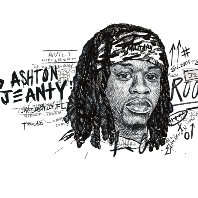 ASHTON JEANTY COLLECTIBLE FOOTBALL