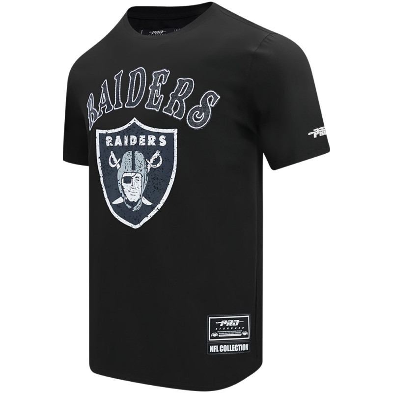 PRO STANDARD RAIDERS REBEL ATHLETICS STACKED LOGO TEE