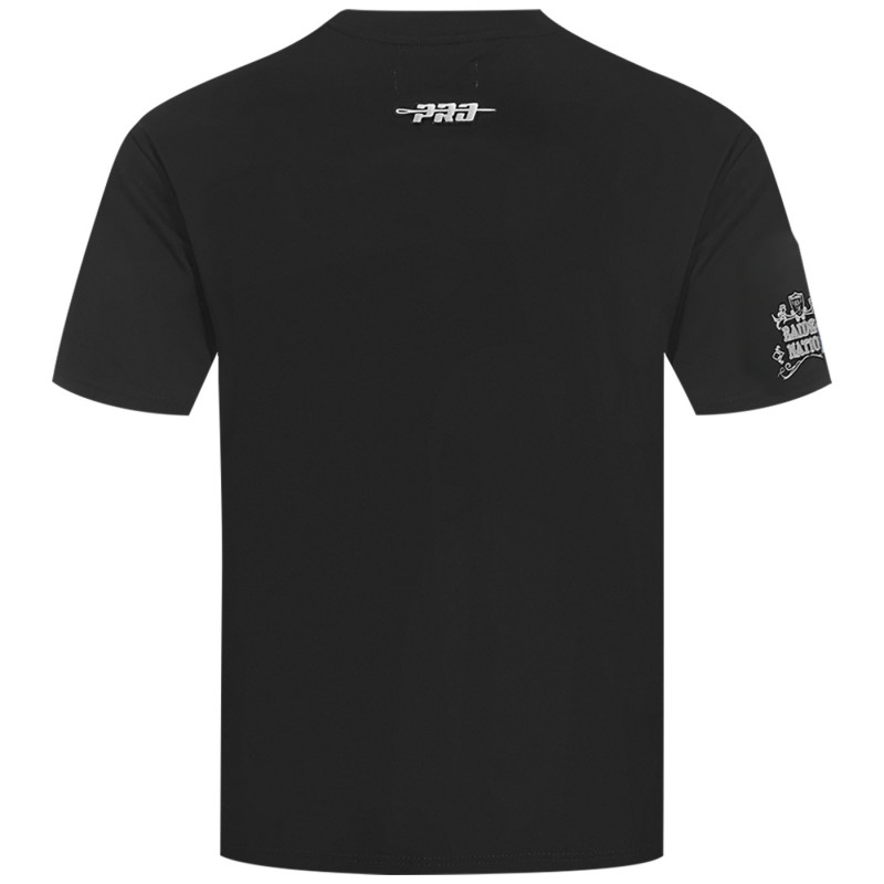 PRO STANDARD RAIDERS REBEL ATHLETICS STACKED LOGO TEE