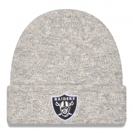 NEW ERA WOMENS RAIDERS METALLIC KNIT CAP