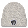 NEW ERA WOMENS RAIDERS METALLIC KNIT CAP
