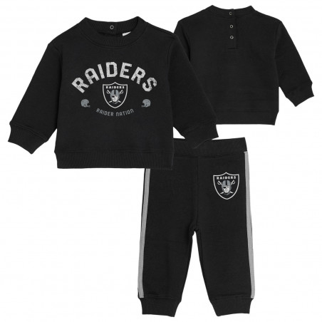 WEAR BY ERIN ANDREWS INFANT RAIDERS 2 PIECE FLEECE SET