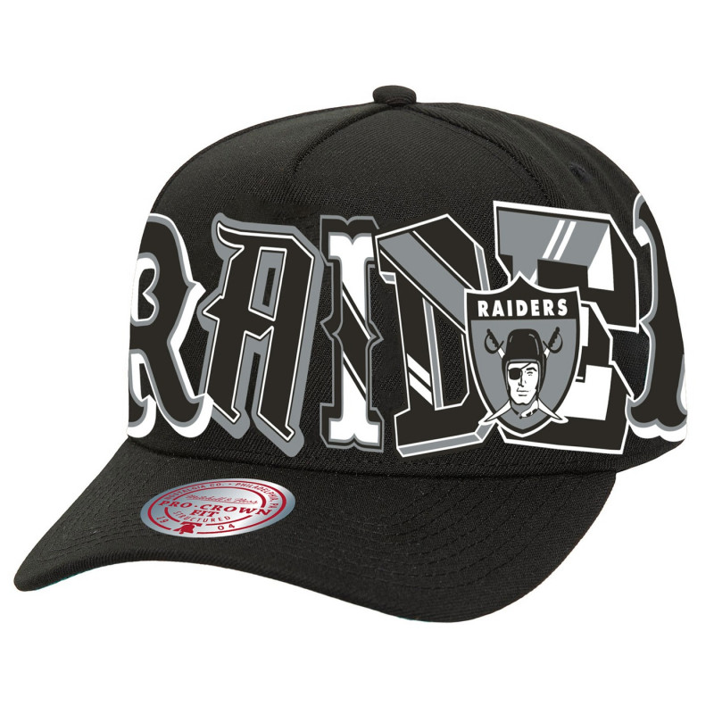 MITCHELL & NESS RAIDERS HYPER TYPE PRO CROWN CAP