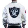 JEFF HAMILTON RAIDERS WOOL WHITE JACKET