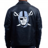 JEFF HAMILTON RAIDERS BLACK BIKER JACKET