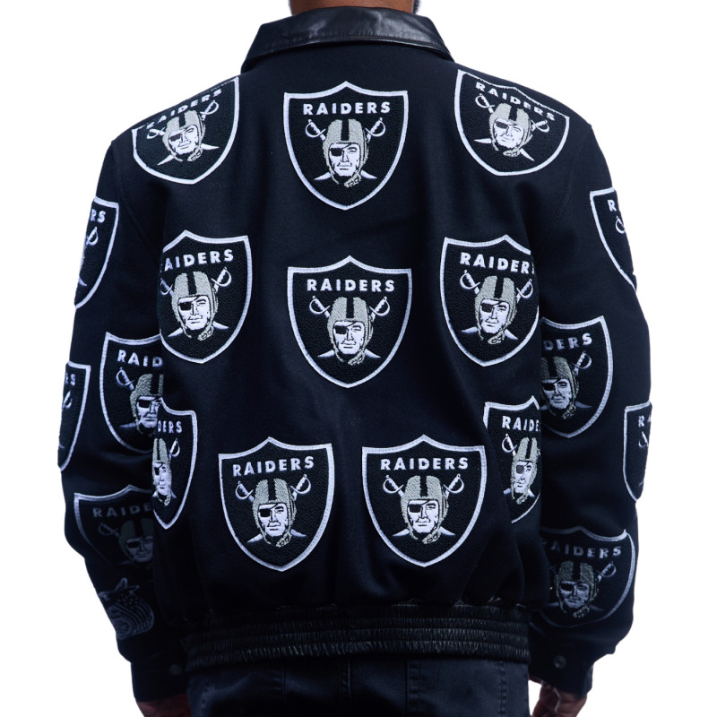JEFF HAMILTON ALL OVER SHIELD LOGO JACKET