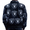 JEFF HAMILTON ALL OVER SHIELD LOGO JACKET