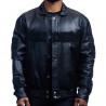 JEFF HAMILTON RAIDERS LAMBSKIN LEATHER TONAL JACKET