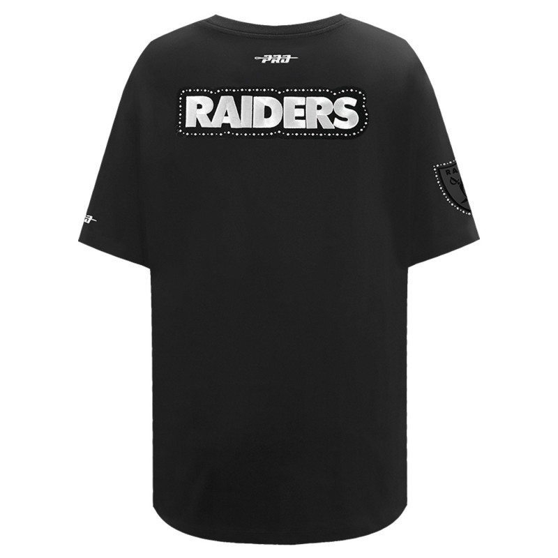 PRO STANDARD WOMENS SILVER RENEGADE BOYFRIEND TEE