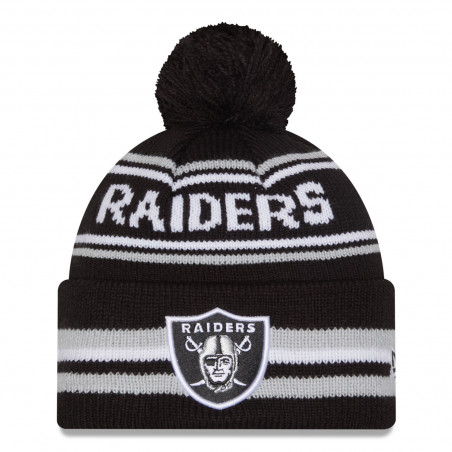 NEW ERA RAIDERS CLASSIC POM KNIT CAP