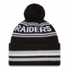 NEW ERA RAIDERS CLASSIC POM KNIT CAP