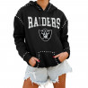 WOMENS RAIDERS CATCH THE VIBE STUDDED DETAIL HOODIE