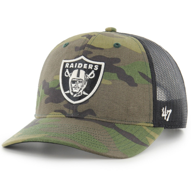 '47 RAIDERS CAMO TRUCKER CAP
