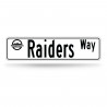 LAS VEGAS RAIDERS HQ STREET SIGN