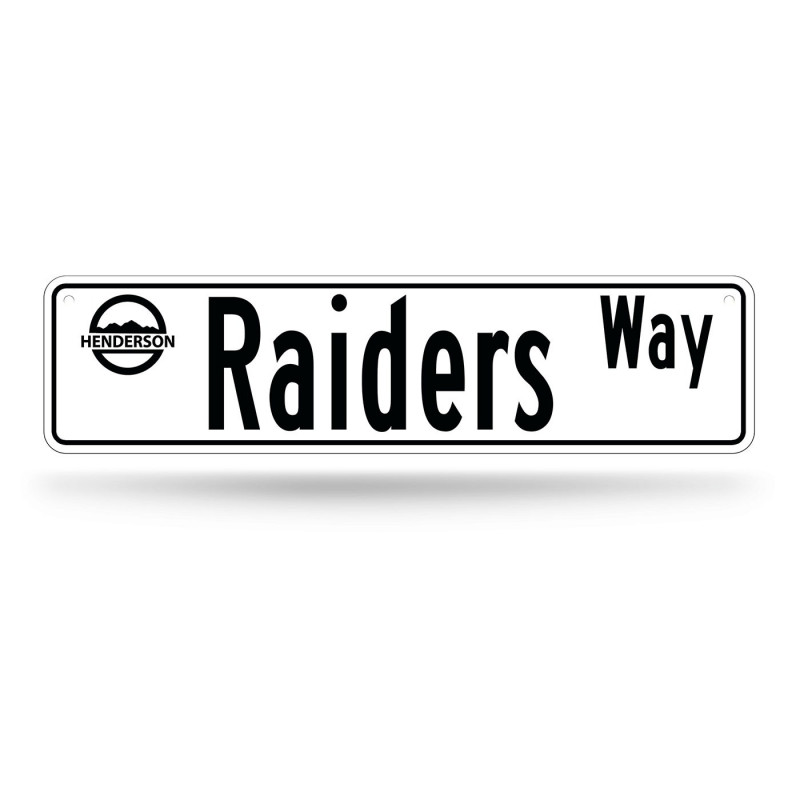 LAS VEGAS RAIDERS HQ STREET SIGN