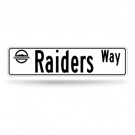 LAS VEGAS RAIDERS HQ STREET SIGN
