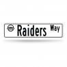 LAS VEGAS RAIDERS HQ STREET SIGN