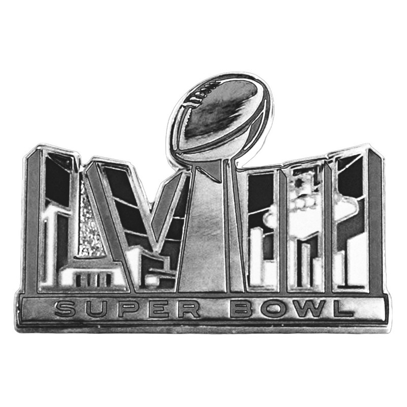 SUPER BOWL LVIII SILVER LAPEL PIN