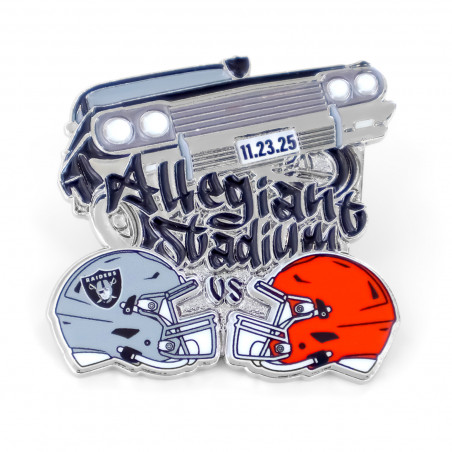 RAIDERS VS. BROWNS 2025 GAME DAY PIN