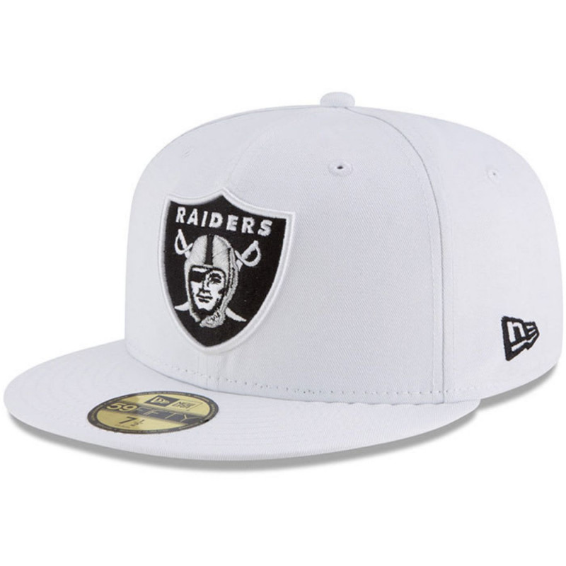NEW ERA RAIDERS 59FIFTY SHIELD LOGO CAP