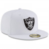 NEW ERA RAIDERS 59FIFTY SHIELD LOGO CAP