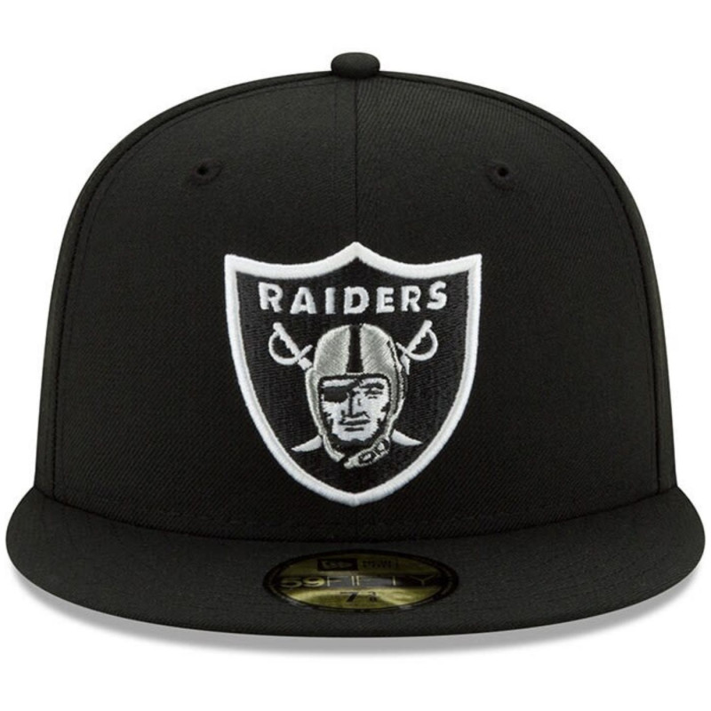 NEW ERA RAIDERS 59FIFTY SHIELD LOGO CAP