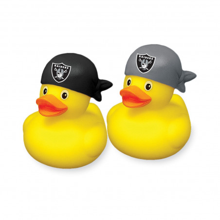 LAS VEGAS RAIDERS 2-PACK RUBBER DUCK SET