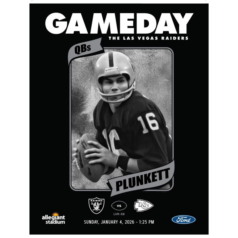 LAS VEGAS RAIDERS 2025 GAME DAY PROGRAM VS. CHIEFS