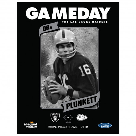 LAS VEGAS RAIDERS 2025 GAME DAY PROGRAM VS. CHIEFS