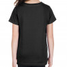 NEW ERA GIRLS RAIDERS FOOTBALL FLIP SEQUIN V-NECK TEE