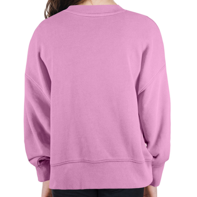 NEW ERA GIRLS JUVENILE RAIDERS FLIP SEQUIN 2.0 CREWNECK SWEATSHIRT