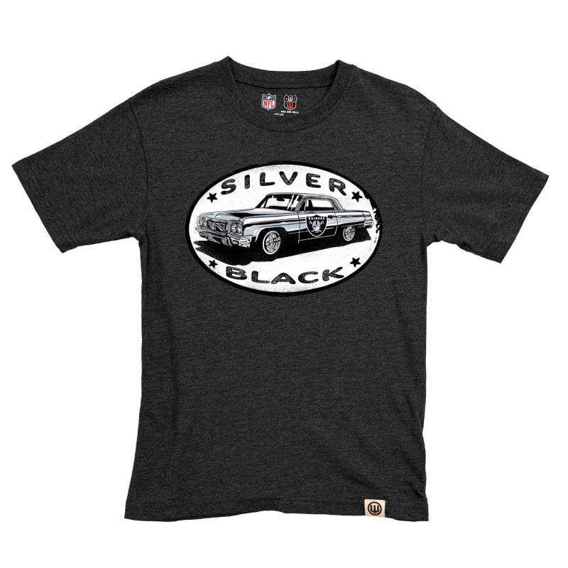 YOUTH RAIDERS SILVER & BLACK TEE